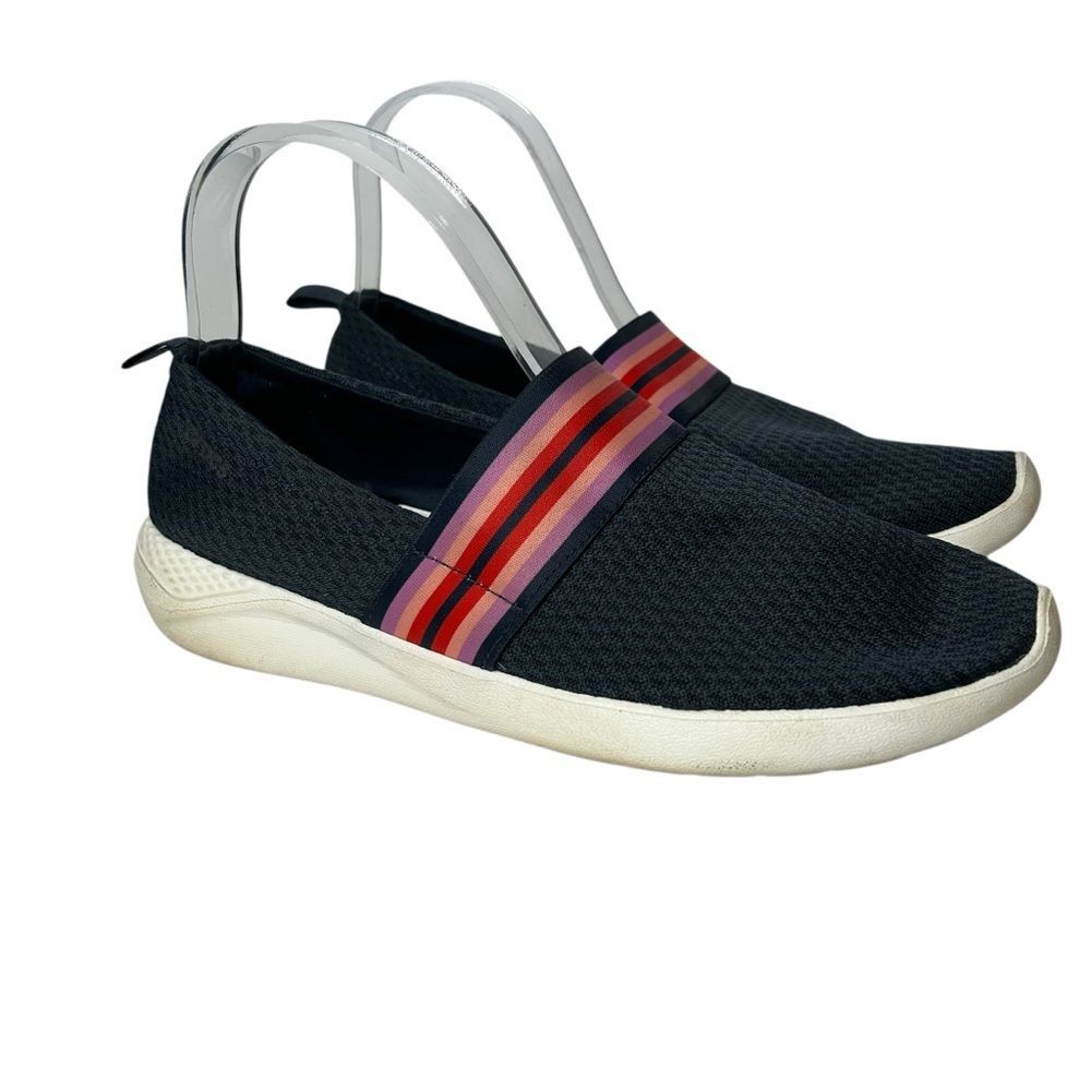 Crocs Navy Slip On Shoes 9